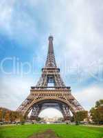 Eiffel tower in Paris, France