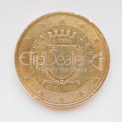 Maltese Euro coin