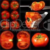 tomatoes collage