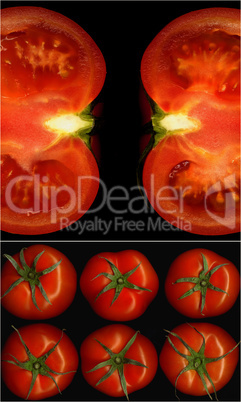 tomatoes collage