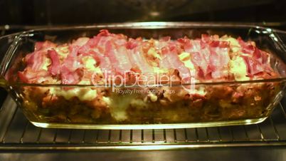 potato meat sauerkraut bacon casserole time lapse 11577