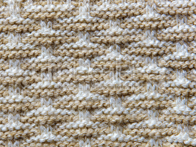 texture of the knitted fabric as a background