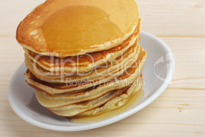 pancakes with honey