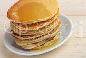 pancakes with honey