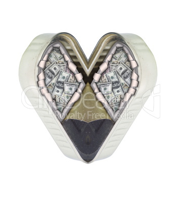 money and heart