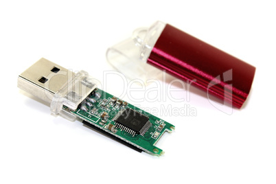 roter USB-Stick