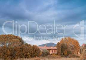 Tuscan landscape - Autumn colours