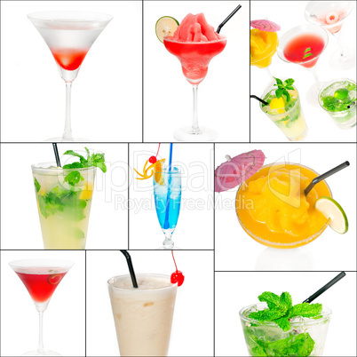 cocktails collage