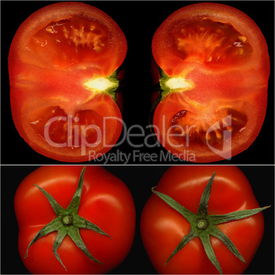 tomatoes collage