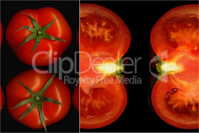 tomatoes collage