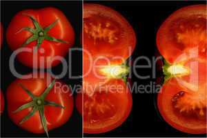 tomatoes collage