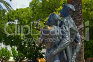Makarska Bronzestatue - Makarska bronze statue 05