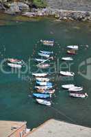 Boote im Hafen von Vernazza, Cinque Terre