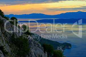 Makarska Riviera Sonnenuntergang - Makarska Riviera sunset 01