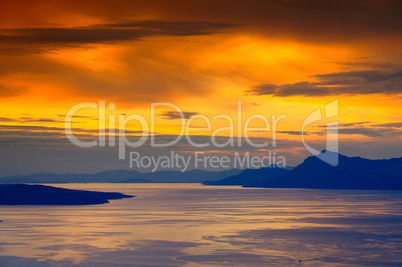 Makarska Riviera Sonnenuntergang - Makarska Riviera sunset 02