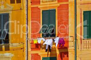 Portofino Waesche trocknen - Portofino dry clothes 01