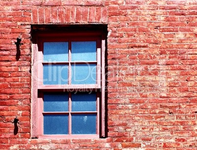 Red Brick Window