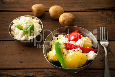 Healthy Food On A Wooden Background
