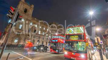 LONDON - AUGUST 19, 2013: Traffic in Westminster area. Westminst