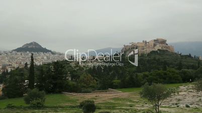 Athen Panorama mit Akropolis