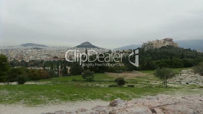 Athen Panorama mit Akropolis