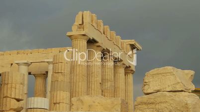 Parthenon Tempel der Akropolis in Athen - Detail