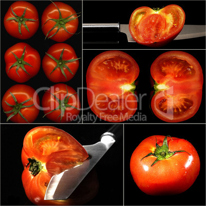 tomatoes collage