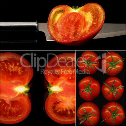 tomatoes collage