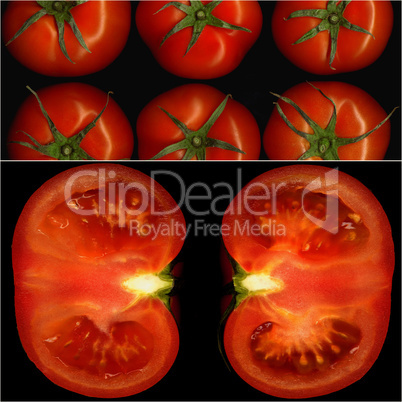 tomatoes collage