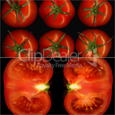 tomatoes collage