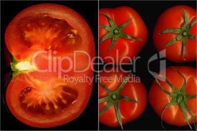 tomatoes collage