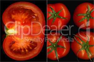 tomatoes collage