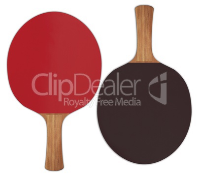 Rackets of table tennis