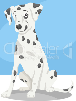 dalmatian dog cartoon illustration