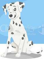 dalmatian dog cartoon illustration