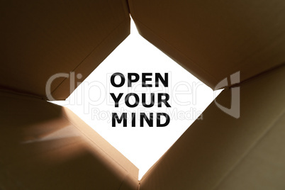 Open Your Mind Concept