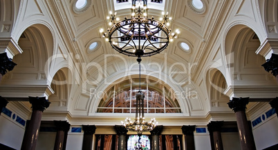 Beautiful ornate plaster ceiling