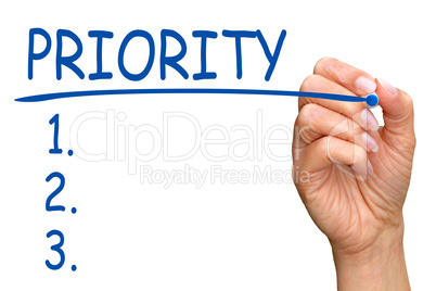 Priority Checklist