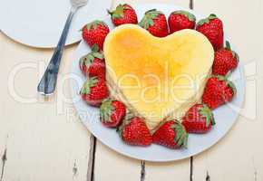 heart cheesecake