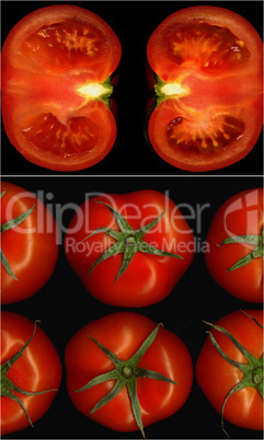 tomatoes collage