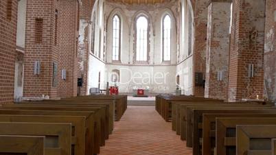 The view inside the big church in Tartu 4K FS700 Odyssey 7Q