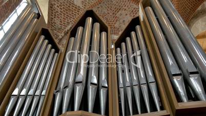 The metal organ inside the church 4K FS700 Odyssey 7Q