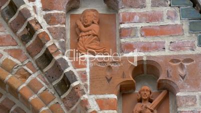 The carved arts from the church building 4K FS700 Odyssey 7Q