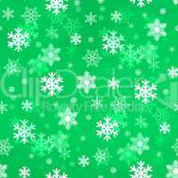 Light Green Snowflakes