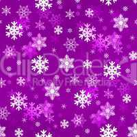 Light Lilac Snowflakes