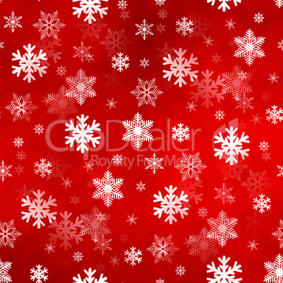 Light Red Snowflakes