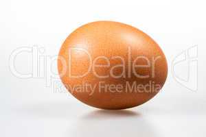 Ein Ei freigestellt mit weißem Hintergrund