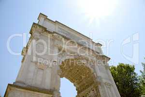 Triumphal Arch of Titus in the Roman Forum