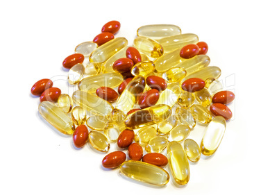 Nutritional supplement capsules.