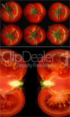 tomatoes collage